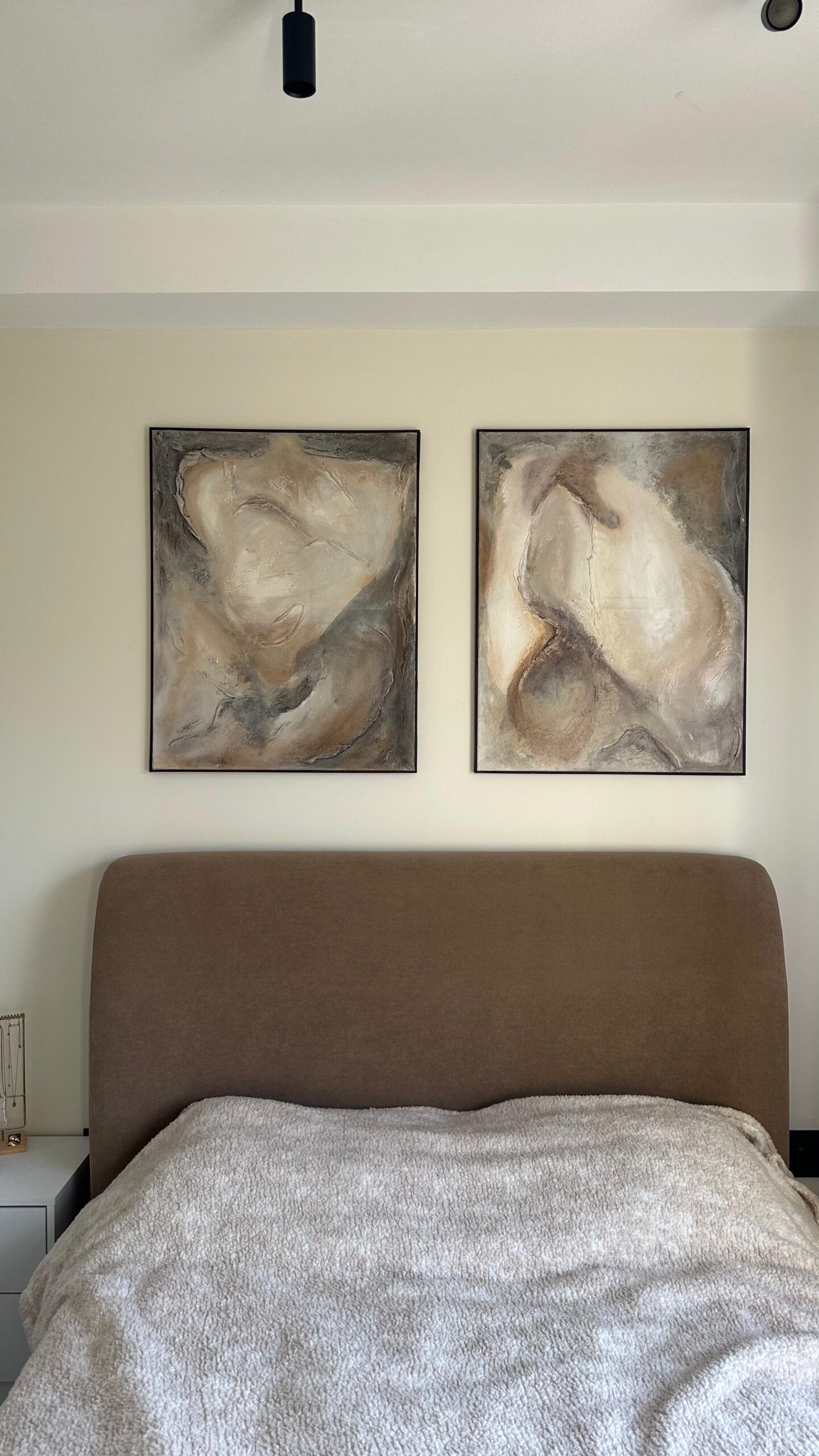 Neutral-toned Abstract Wall Art Set - Image 2