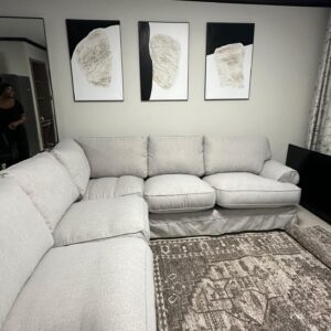 A1 Set of Three Black and White Abstract Wall Art