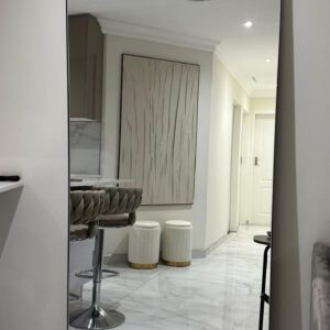 A0 stretched beige sheet canvas