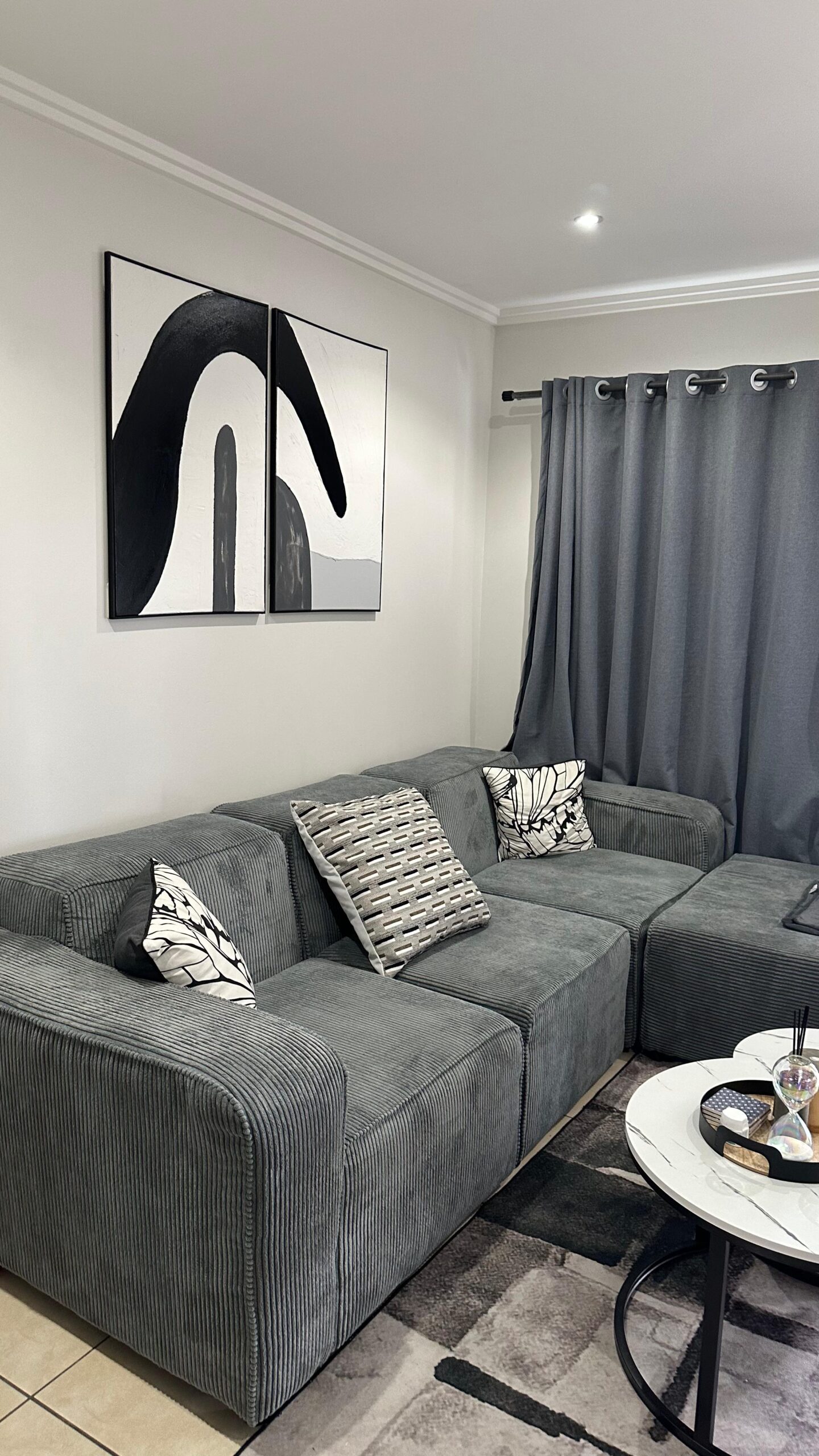 A1 swoosh grey set of two