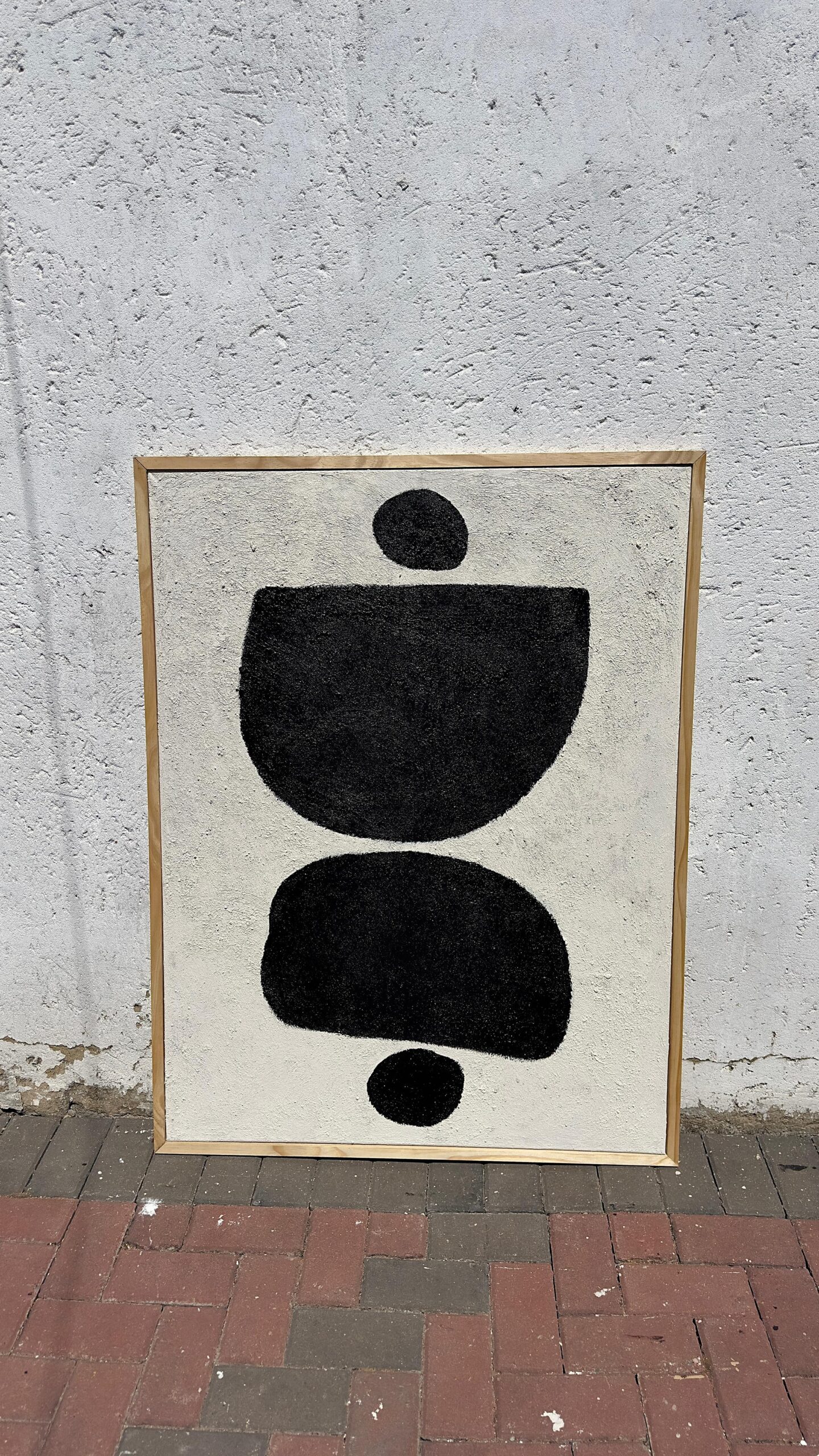 Minimalist Wall Art with Bold Shapes, 90x120cm - Image 6