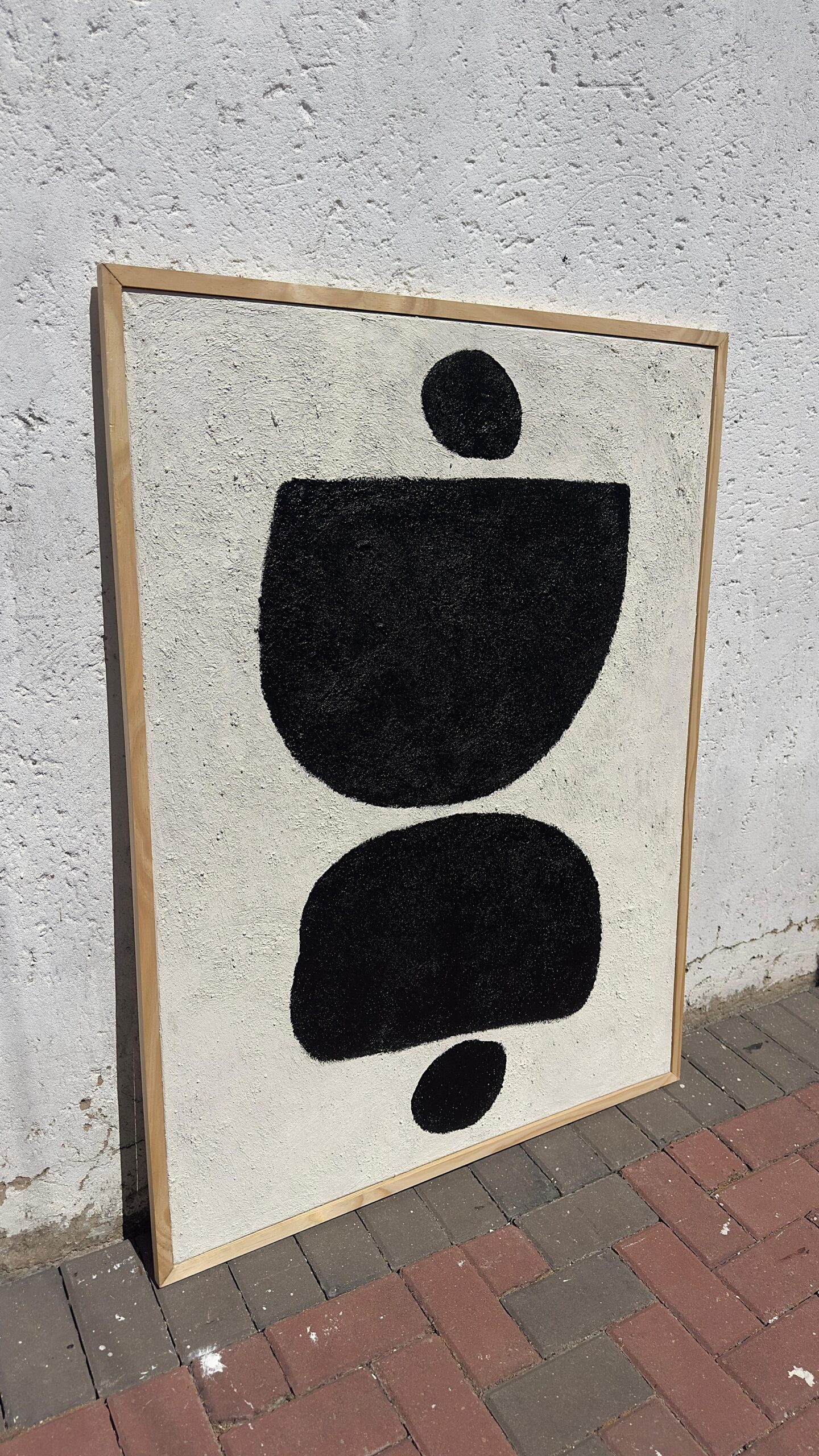 Minimalist Wall Art with Bold Shapes, 90x120cm - Image 4