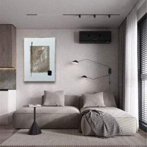 A2 Natural Tone Sand Textured Wall Art